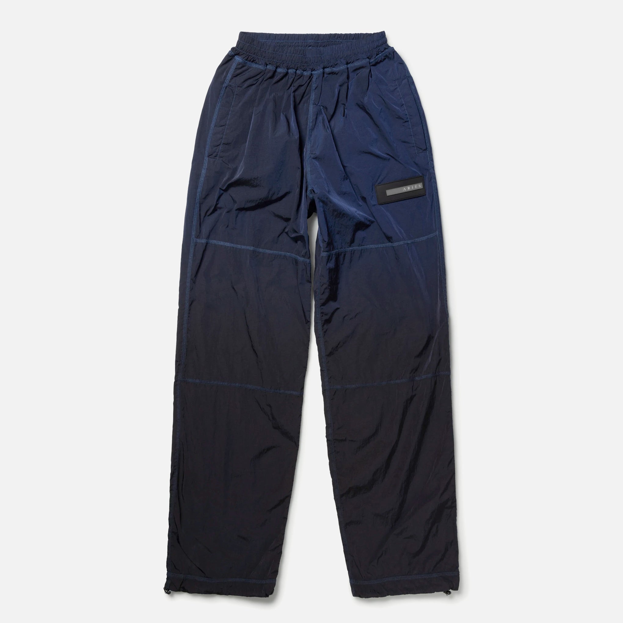 Aries Arise Spray-Dyed Windcheater Pant in Navy