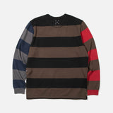 SS22 Striped Longsleeve T-shirt in Delicioso from Pop Trading Company blues store www.bluesstore.co