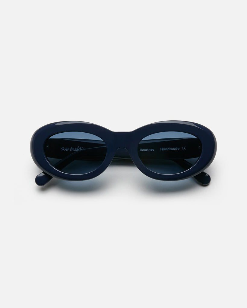 Courtney Sunglasses in Solid Navy from Sun Buddies SS23 collection blues store www.bluesstore.co