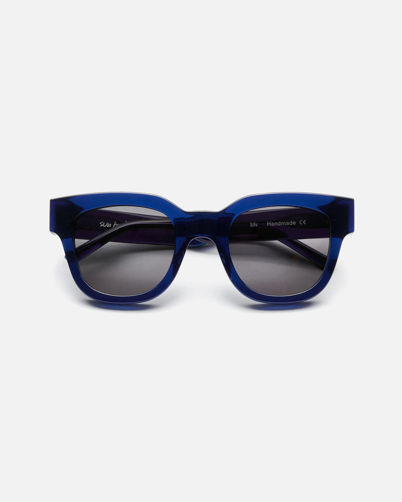 Liv Sunglasses in Very Dark Blue from Sun Buddies SS23 collection blues store www.bluesstore.co