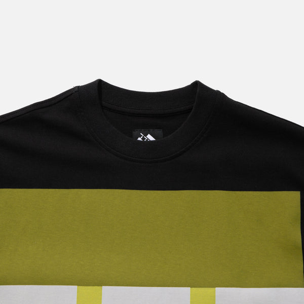 Block T-Shirt in Black from The Trilogy Tapes Spring blues store www.bluesstore.co