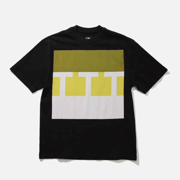 Block T-Shirt in Black from The Trilogy Tapes Spring blues store www.bluesstore.co
