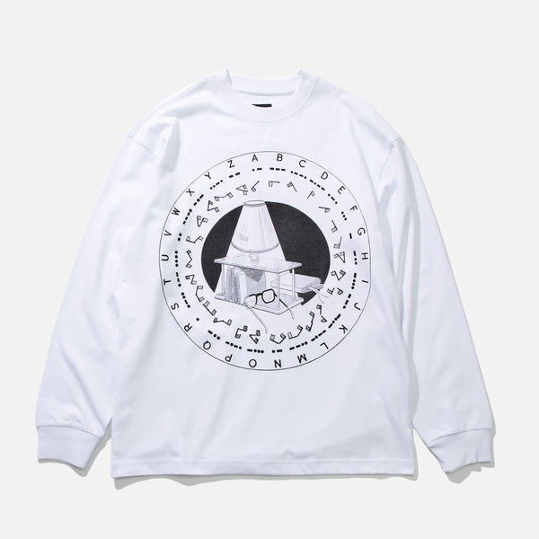 CS and Kreme long sleeve T-Shirt in white from The Trilogy Tapes Spring 2021 collection blues store www.bluesstore.co