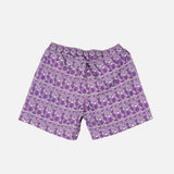 Mouse Swim Short in Purple / White from The Trilogy Tapes Summer 2022 collection blues store www.bluesstore.co